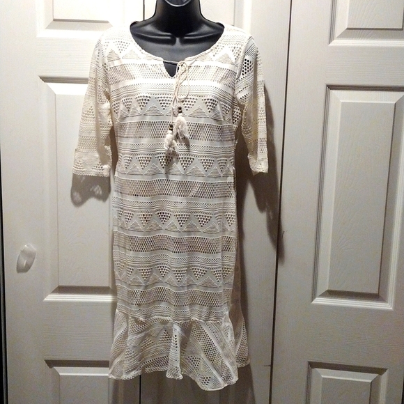 Wrangler Dresses & Skirts - ROCK 47 WRANGLER Crocheted DRESS S